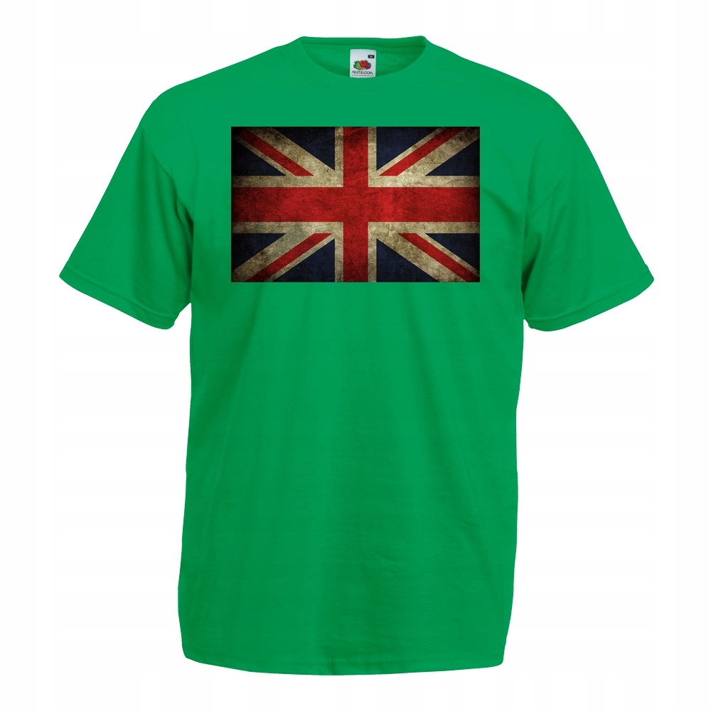 Koszulka flaga UK Wielka Brytania L zielona