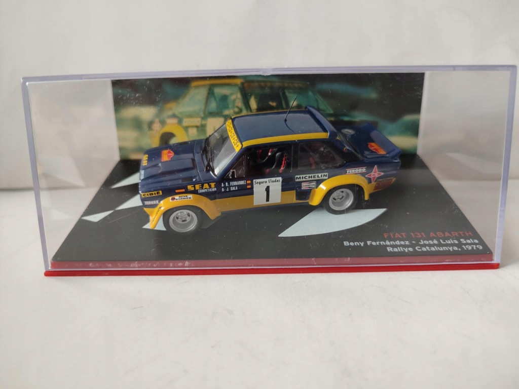 model 1:43 Fiat 131 Abarth Rallye Catalunya 1979 rally rajdowe
