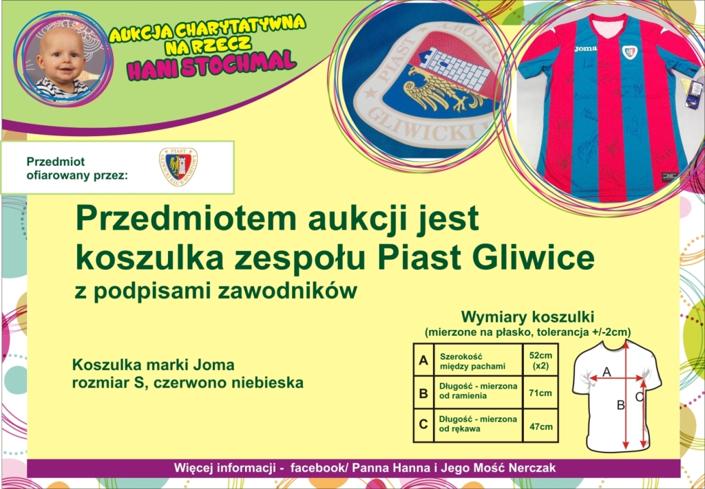 Koszulka z Podpisami Piast Gliwice