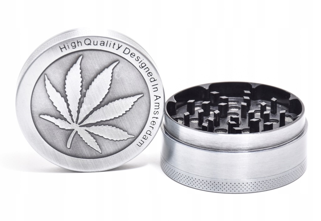 MŁYNEK GRINDER MARIHUANA AMSTERDAM DUŻY XL THC CBD