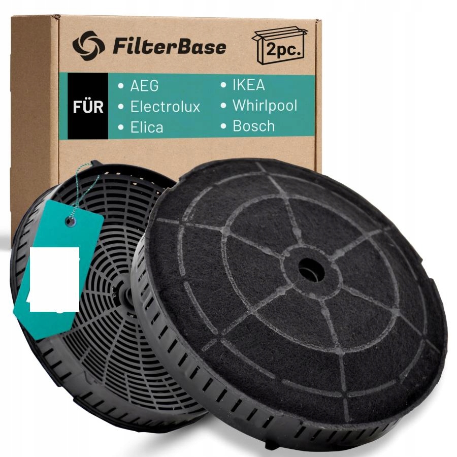 Filtr z Węglem Aktywnym Filterbase 2 szt Do Aeg Electrolux 4055171138