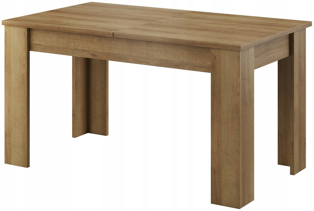 Stół SKYFALL kolor średni brąz styl klasyczny 140-180x80 piaski - TABLE DIN