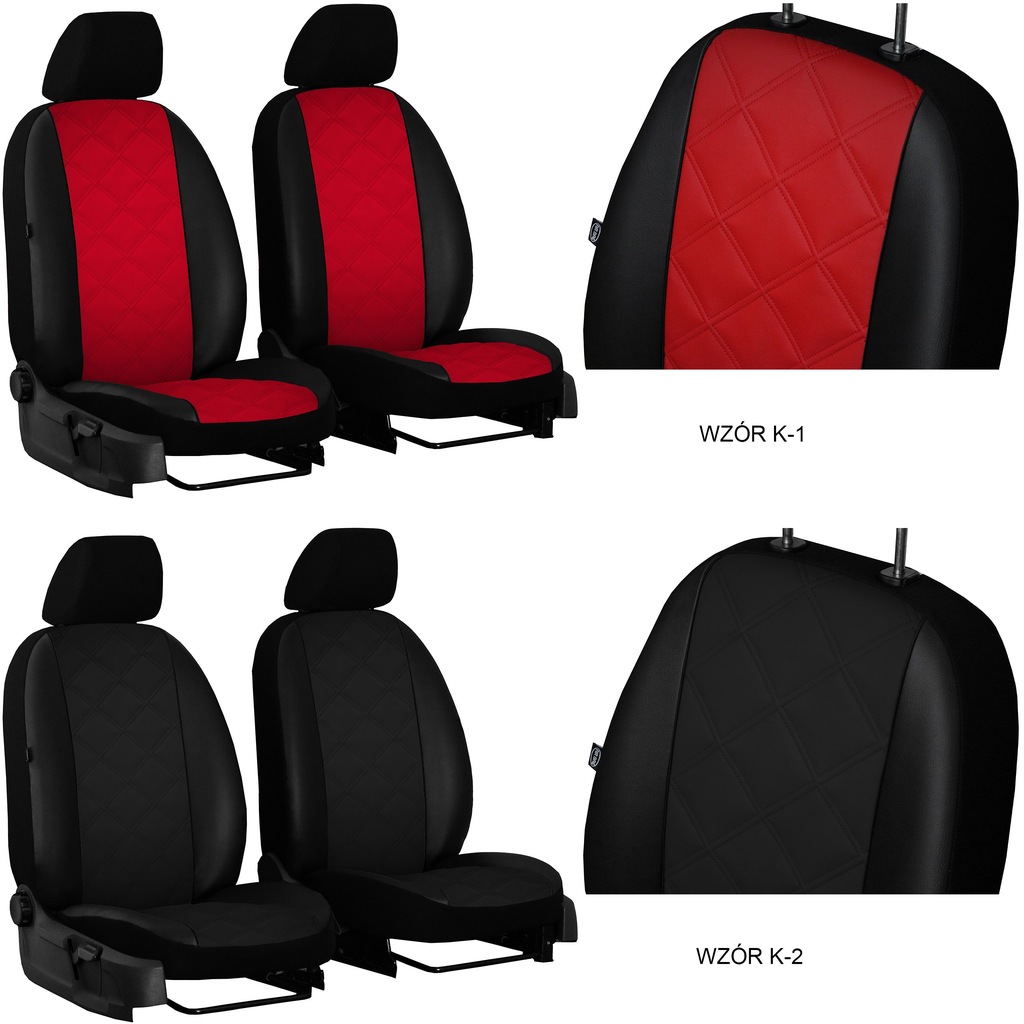 KIA SPORTAGE 4 POKROWCE MIAROWE PRZEDNIE SKÓRZANE - 7523392328 ...