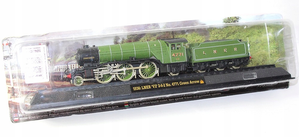 Model figurka LOKOMOTYWA Green Arrow 4771 LNER