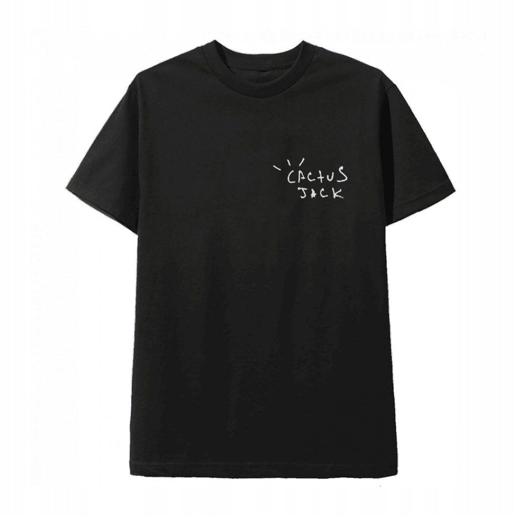 Koszulka CACTUS JACK NOIR CACTUS LOGO TRAVIS SCOTT
