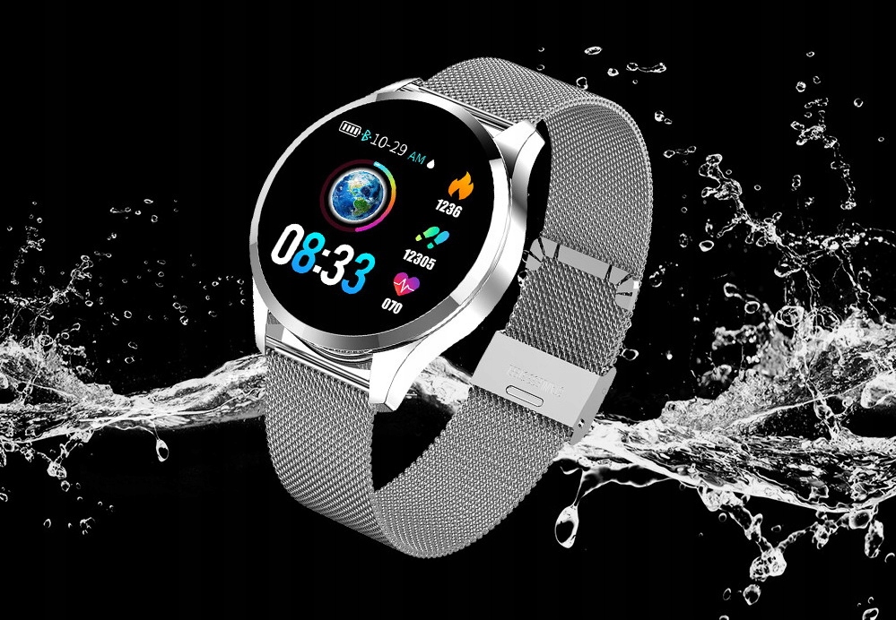 SMARTWATCH zegarek SMARTBAND Pulsometr OLED Kroki - 8598706240 - oficjalne archiwum Allegro
