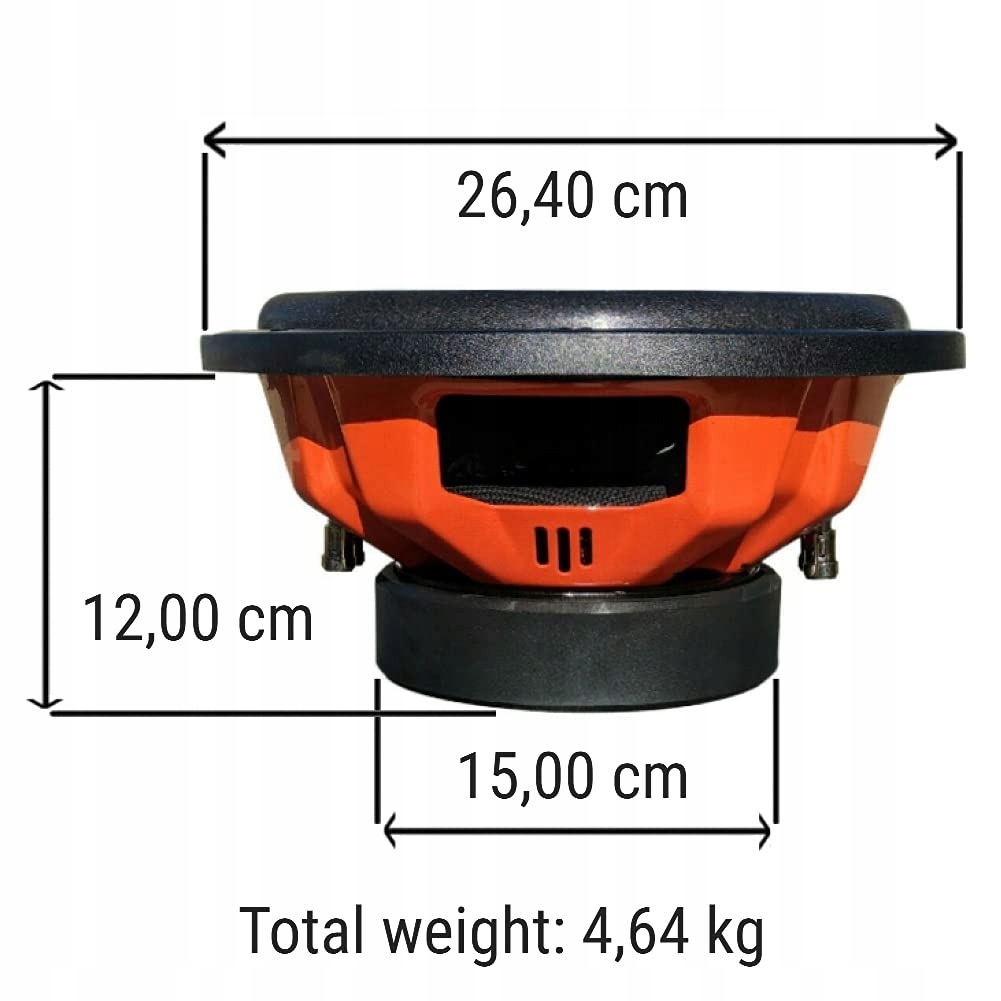 1 Sp Audio SP-10CW subwoofer 25,00 cm 250 mm 10''