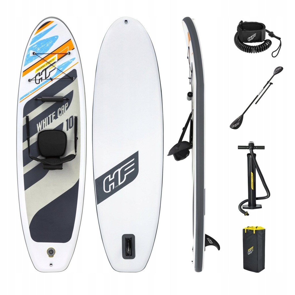 DESKA SUP POMPOWANA KAJAK HYDRO FORCE WHITE CAP