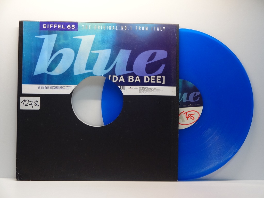 Eiffel 65 - Blue (Da Ba Dee) MAXI Niebieski Vinyl