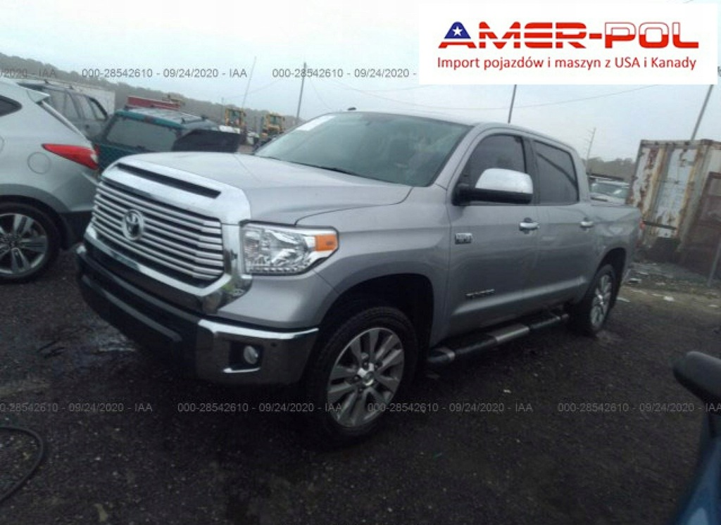 TOYOTA TUNDRA, 2017, 5.7L, 4x4, po kradzieży