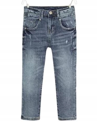 13E162 ZARA KIDS__MK4 SPODNIE JEANSOWE __122