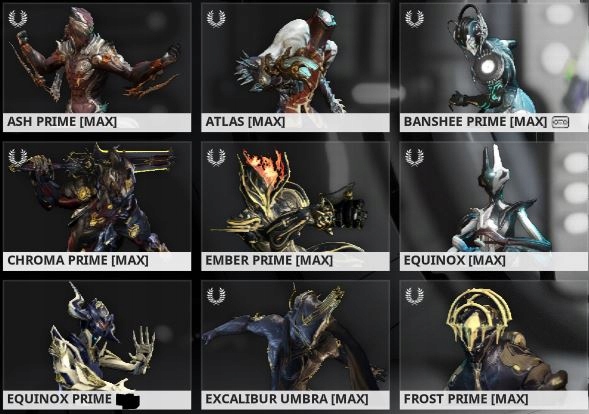 WARFRAME WYPASIONE KONTO PC