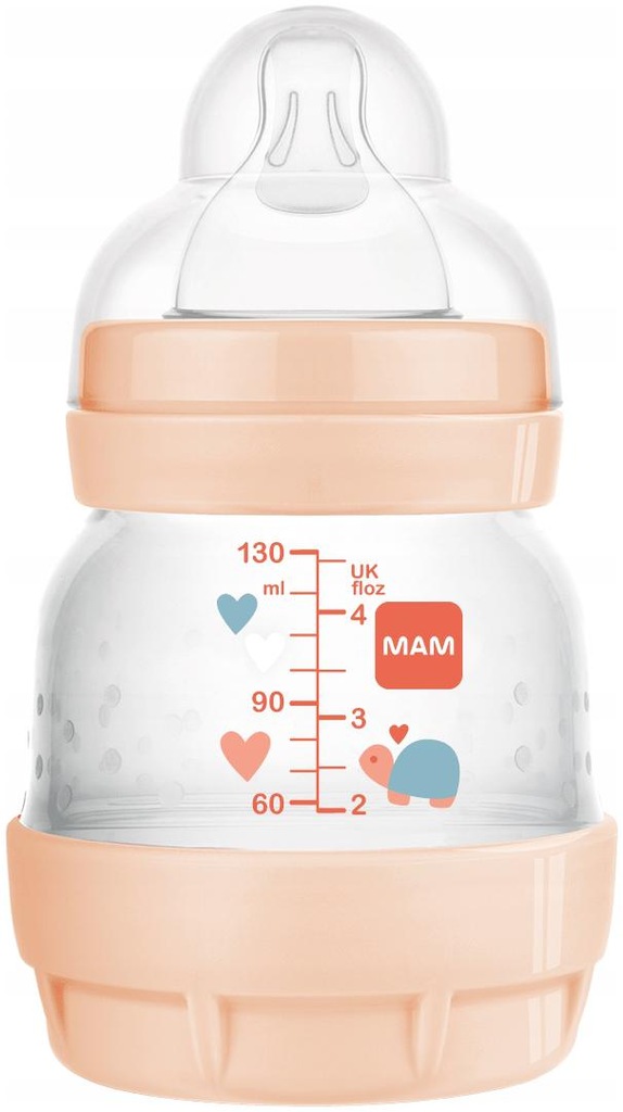 MAM Butelka Anti-Colic 130ml 0m Girl