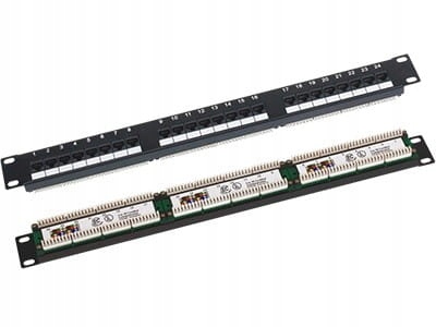 Q-LANTEC Patchpanel UTP kat.5e 19 cali 1U 24xRJ45