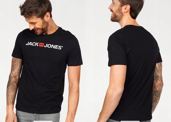 PP279 JACK&JONES MODNY SHIRT MĘSKI NADRUK XXL