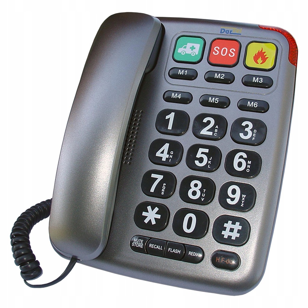Купить Стационарный телефон для пожилых людей LJ-300 Dar граф: отзывы, фото, характеристики в интерне-магазине Aredi.ru