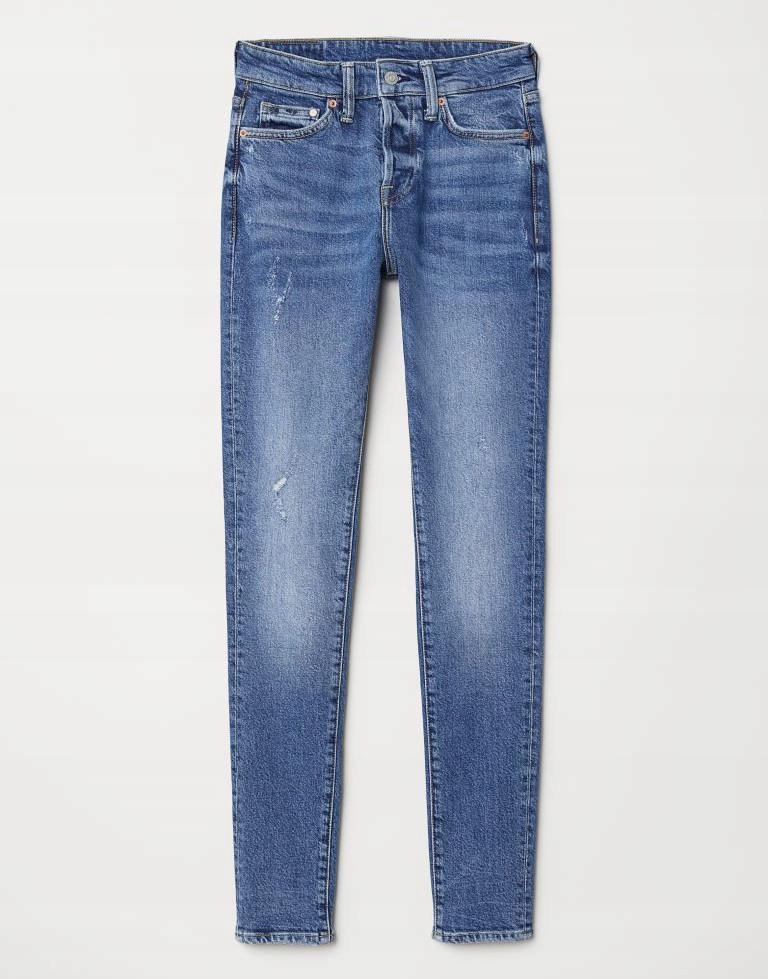 19I060 H&M__MJ9 SPODNIE JEANS RURKI__W29/L30