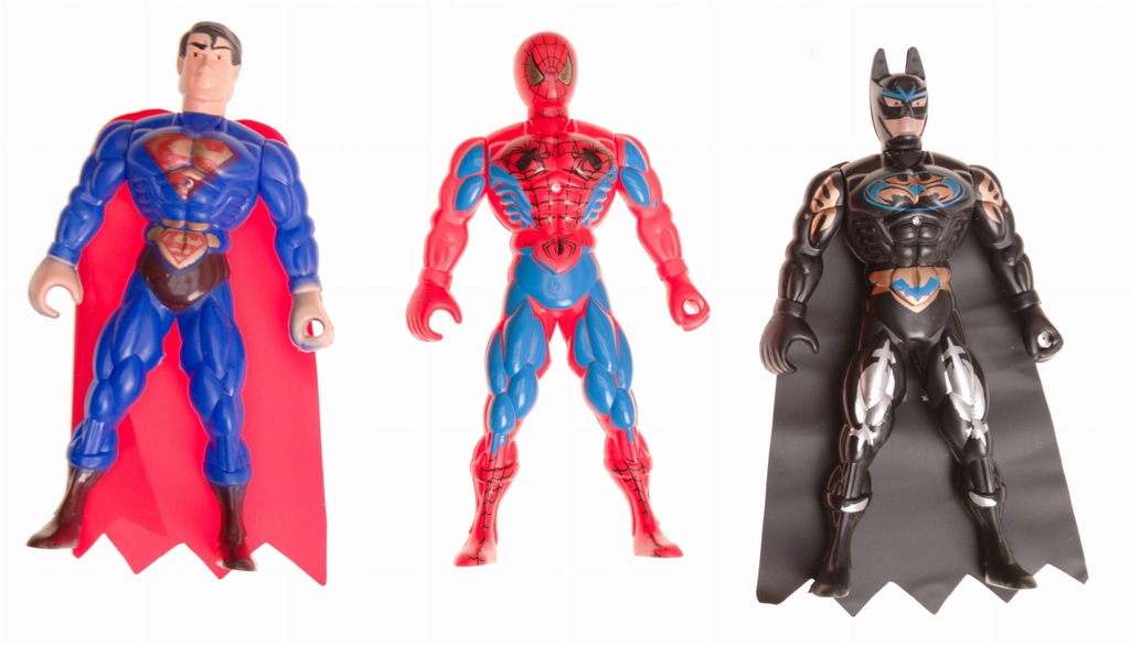 SUPER HEROS FIGURKI SUPERBOHATEROWIE 3 szt