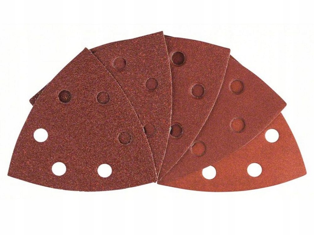 BOSCH 2608607540 zestaw papier szlifierka delta mieszany na rzep 93mm 10szt
