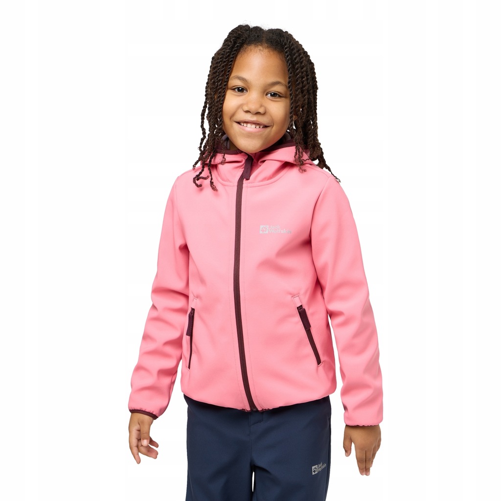 Dziecięca kurtka softshellowa Jack Wolfskin FOURWINDS JACKET KIDS 128