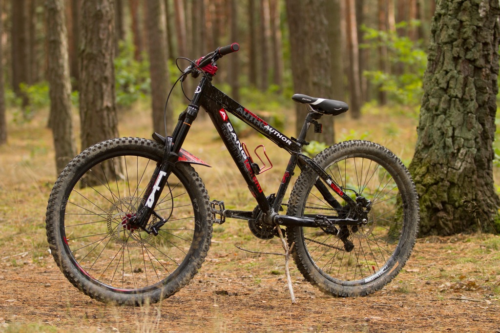 Rower enduro Author en:em 14'' DH FR 150mm skoku