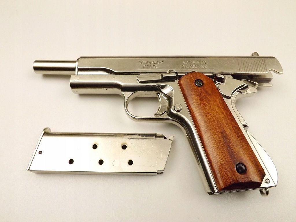 Купить КОПИЯ АВТОМАТИЧЕСКОГО ПИСТОЛЕТА M1911A1 DENIX 6312: отзывы, фото, характеристики в интерне-магазине Aredi.ru