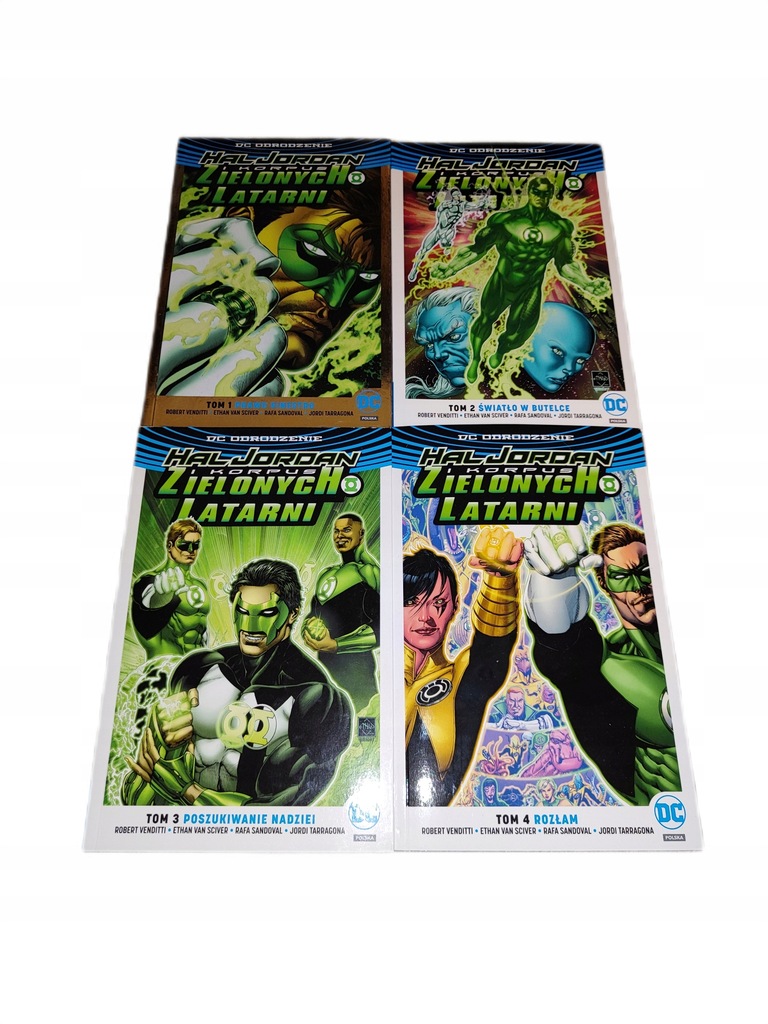 Egmont DC Odrodzenie Hal Jordan i korpus Zielonej Latarni 1-4 Super stan