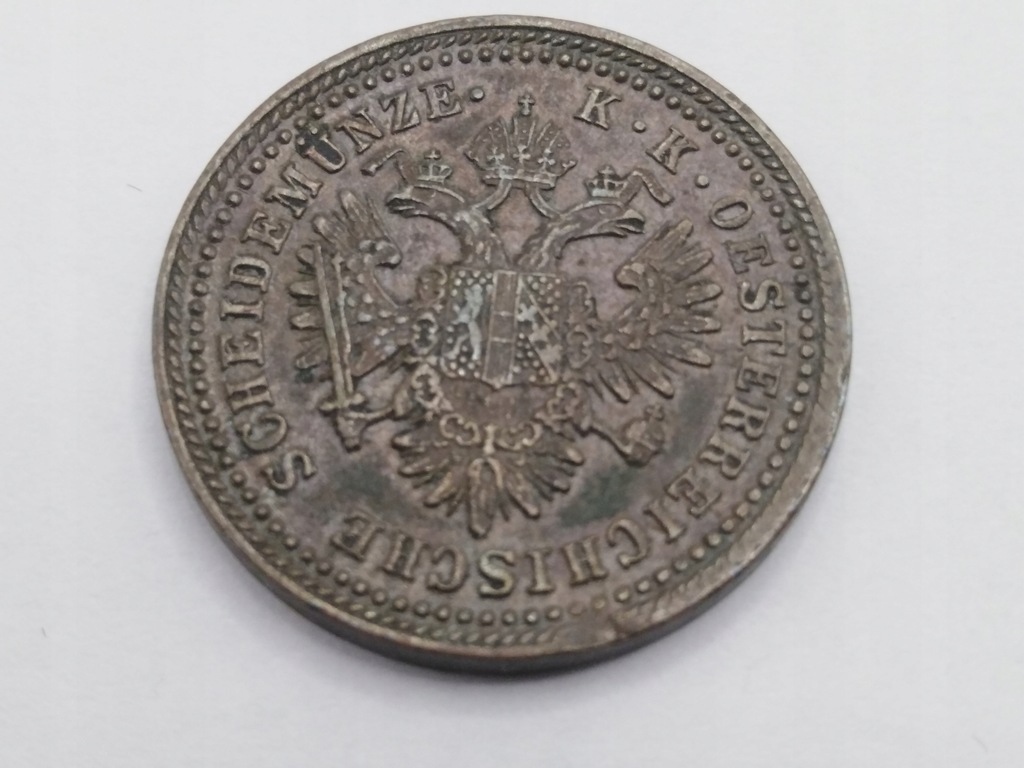 Moneta 1 kreuzer 1851 Austria
