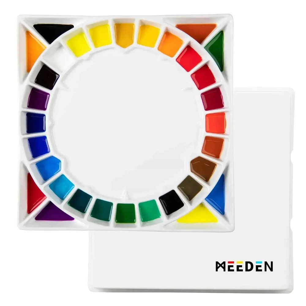 Paleta paletka porcelanowa malarska MEEDEN 32 komory
