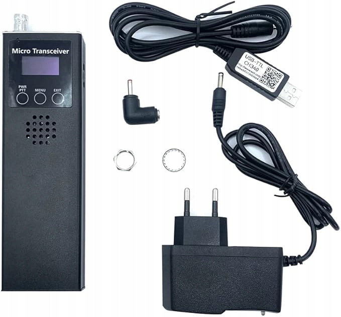 Transceiver Sxdluzi USDX Ultra SOT POTA Pocket Radio czarne