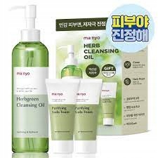 Manyo Herbgreen Cleansing Oil Koreański Olejek Do Twarzy Gratis Pianka Foam