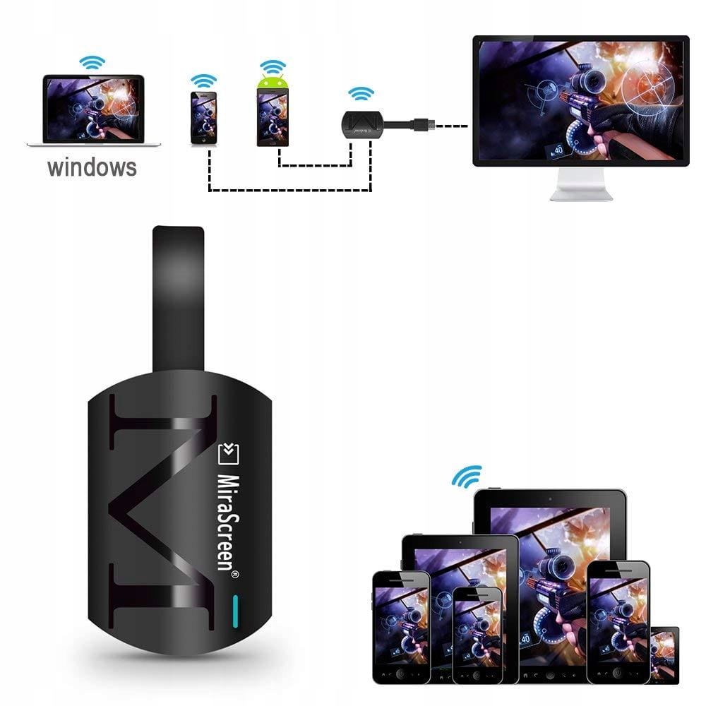 Купить MiraScreen G4 AnyCast DLNA WiFi HDMI AirPlay Mira: отзывы, фото, характеристики в интерне-магазине Aredi.ru