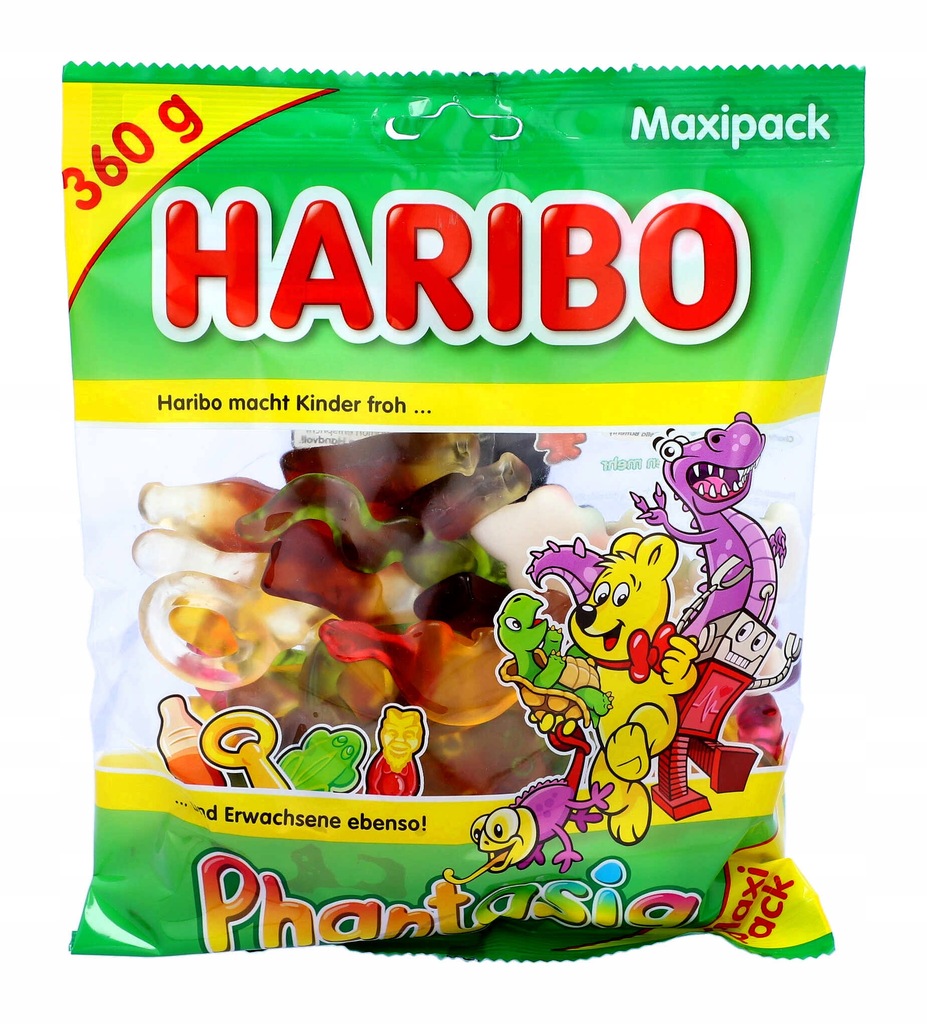 Żelki Owocowe HARIBO Phantasia Maxipack 360 g DE