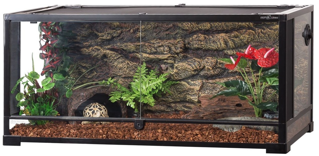 Terrarium Dla Węża Zbożowego Z Wyposażeniem TERRARIUM DLA WĘŻA PYTON KRÓLEWSKI WĘŻE DUŻE TERRA - 8559944281