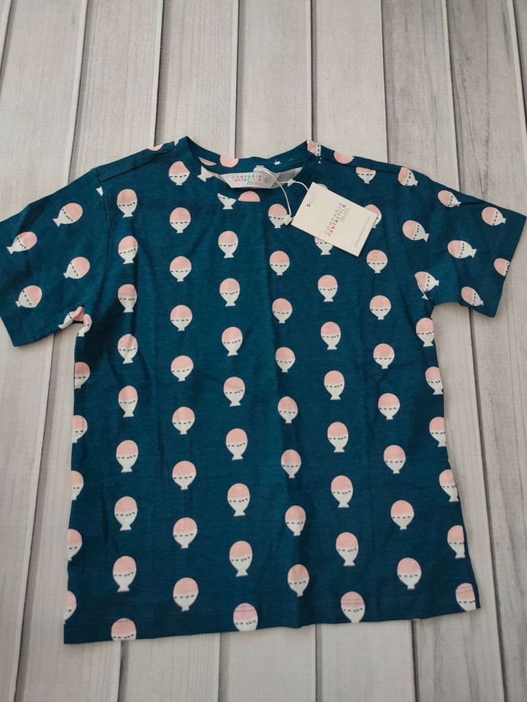 Compania Fantastica Bluzka T-shirt dla dziewczynki r. 122/128