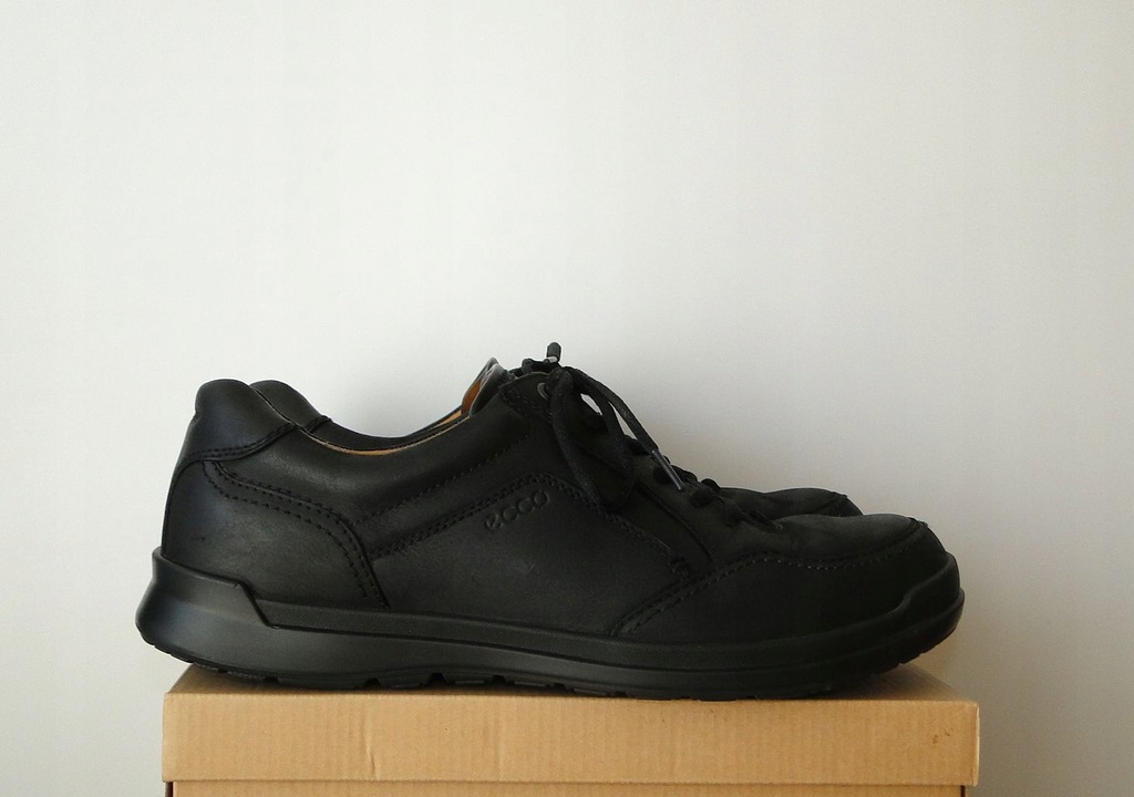 Buty ECCO Extreme Comfort Soft Black Skorzane / 45