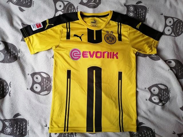 BORUSIA DORTMUND PUMA MOR 9 evonik koszulka kids