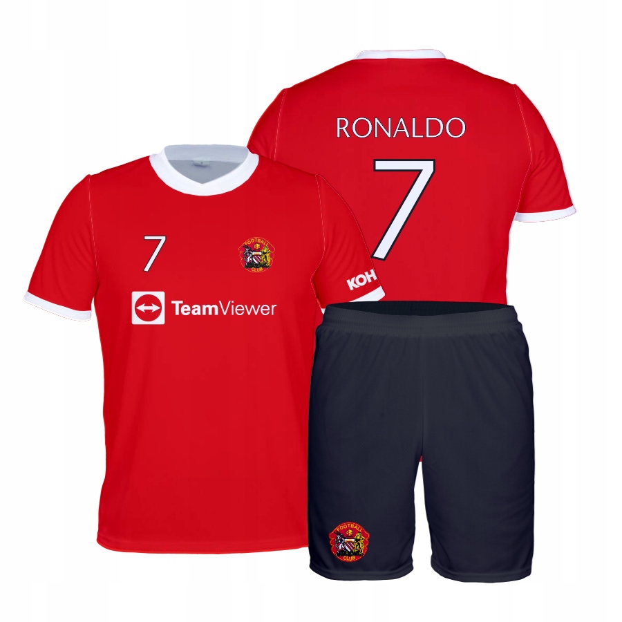 RONALDO MANCHESTER strój komplet roz. 10