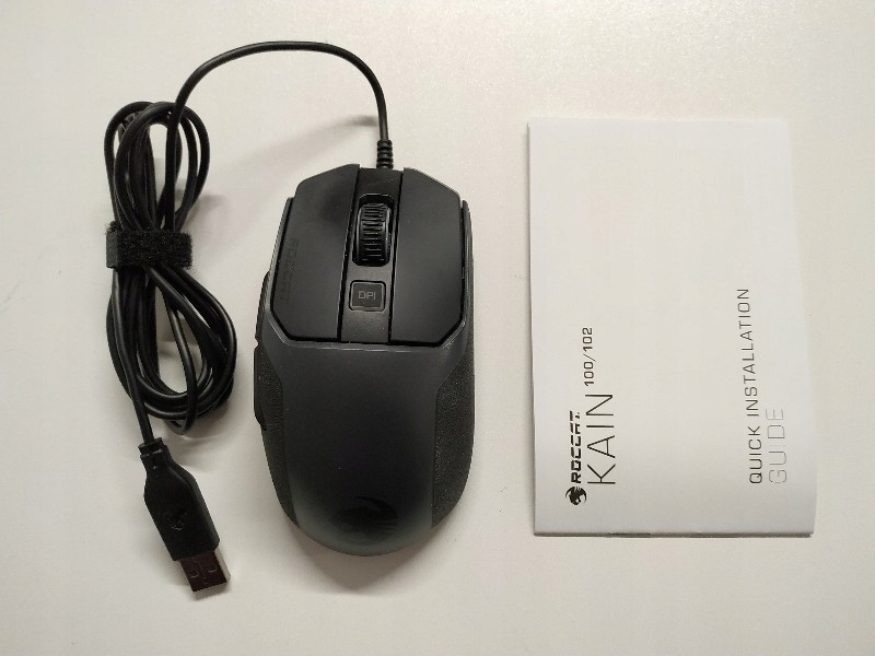 Mysz Roccat Kain 100 Aimo Myszka Przewodowa Czarna