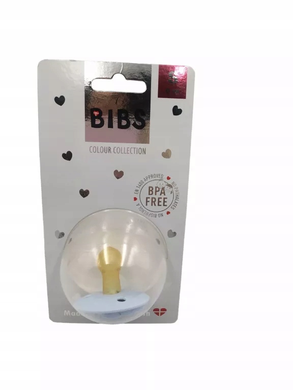 BIBS SMOCZEK USPOKAJAJĄCY KAUCZUK S 6+ NIEBIESKI
