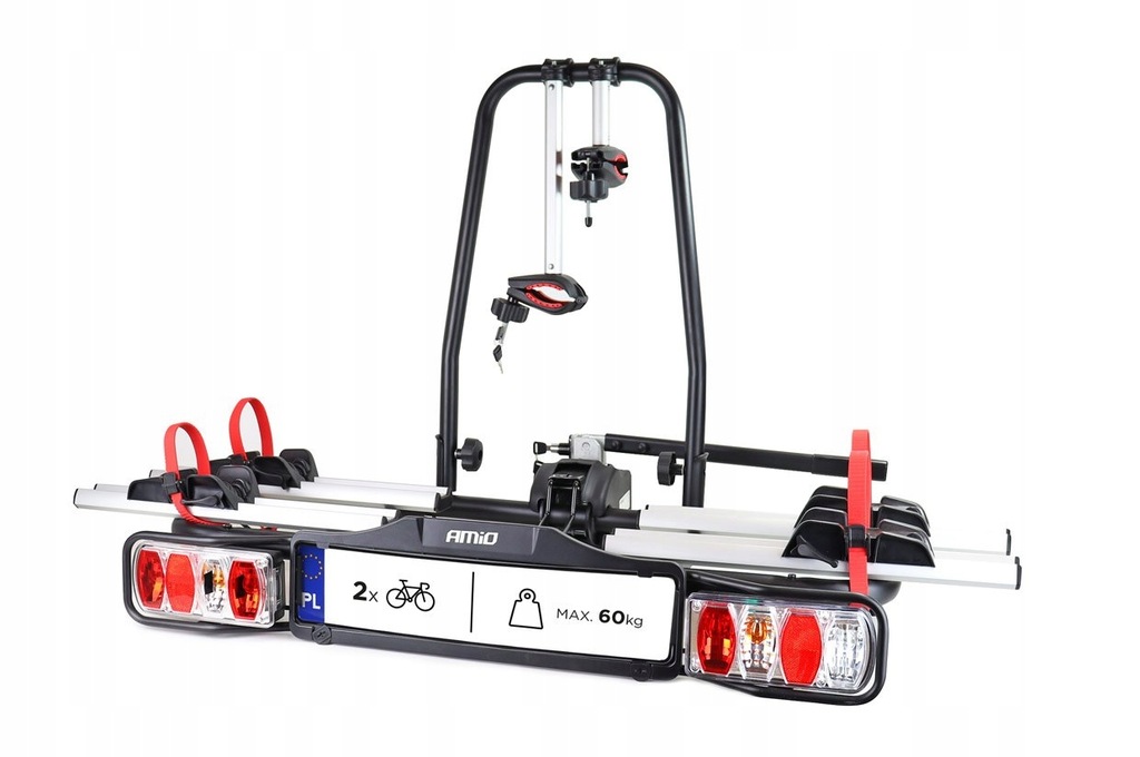 BAGAŻNIK ROWEROWY NA HAK - E-BIKE - 2 ROWERY TBC-0