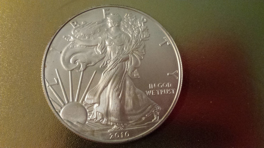 Silver American Eagle 1oz. 1 DOLAR srebro 2010r.