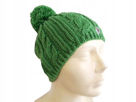 Czapka zimowa Viking Regular zielona ciepła