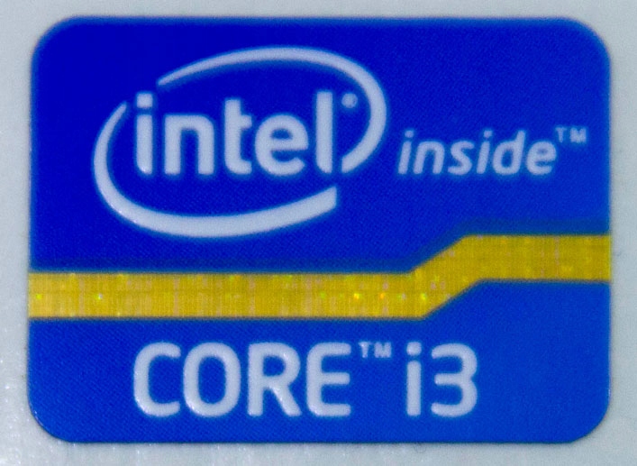 NAKLEJKA INTEL CORE I3 BLUE INSIDE 18 x 24