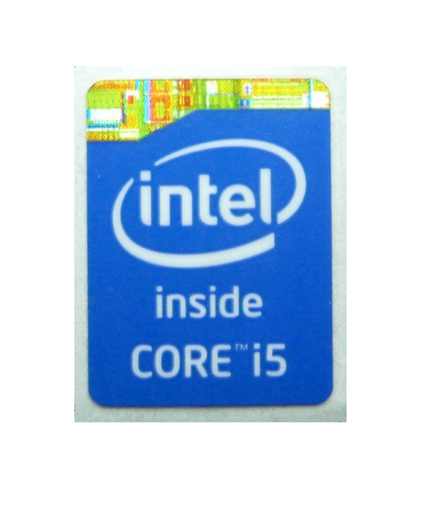 109 Naklejka Intel Inside Core i5 Haswell Blue