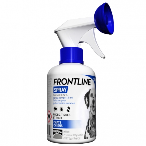 FRONTLINE SPRAY DLA PSÓW I KOTÓW 250ML na kleszcze