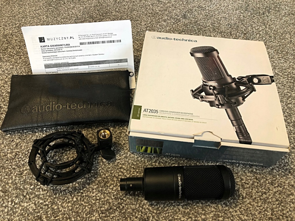 Mikrofon pojemnościowy Audio Technica AT 2035