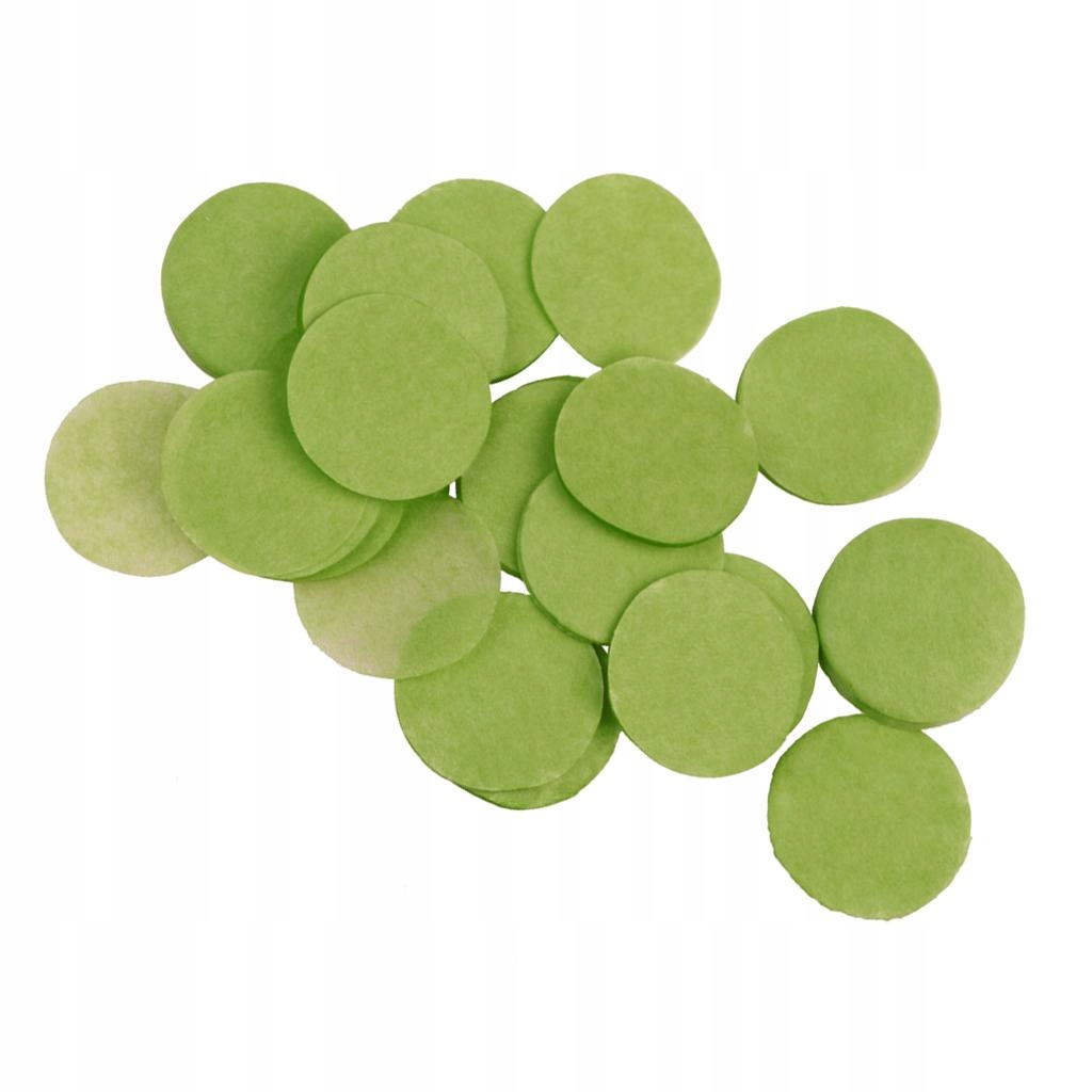 Scattered Confetti Wedding Round Small Fruit Green