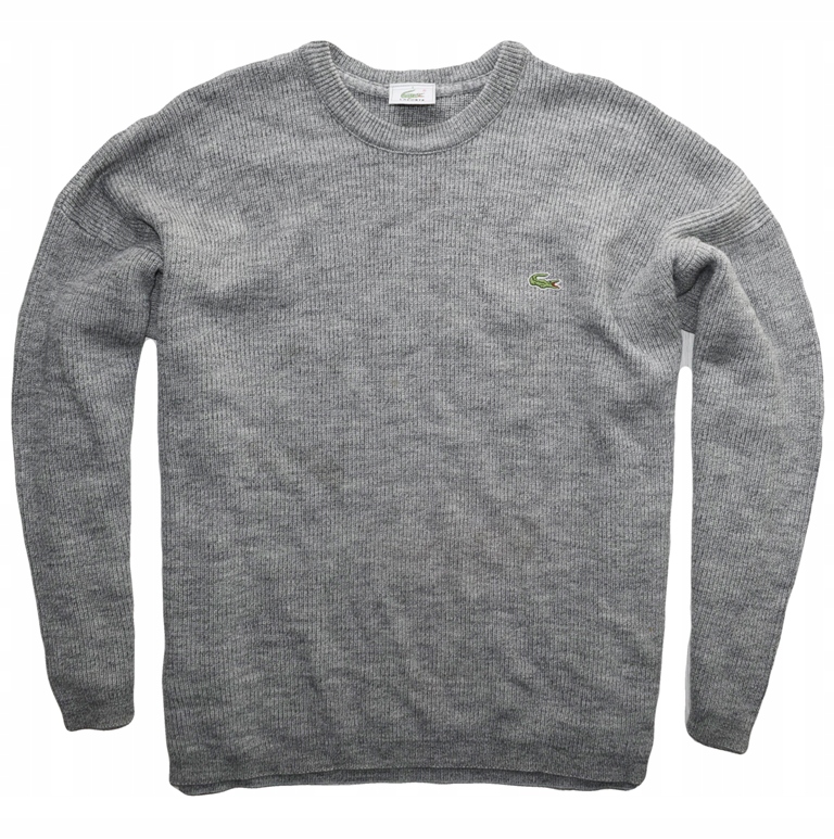 Lacoste 6 XL/XXL sweter klasyczny wełniany