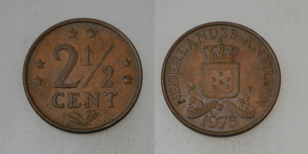Antyle Holenderskie 2-1/2 Cent 1975 rok od 1zl BCM